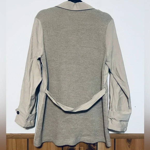 Doe & Rae Beige Utility Jacket - Picture 3 of 7